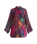 Abstract print blouse